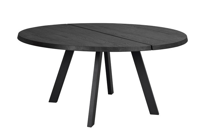 Fred Round Dining Table – Smoke Dark Brown AH Interiors