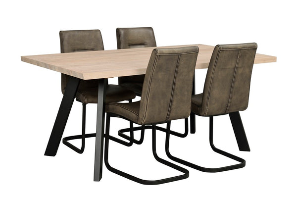 Fred Dining Table Dark Brown