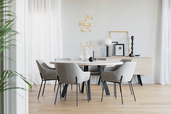 Fred Round Dining Table – Whitewash