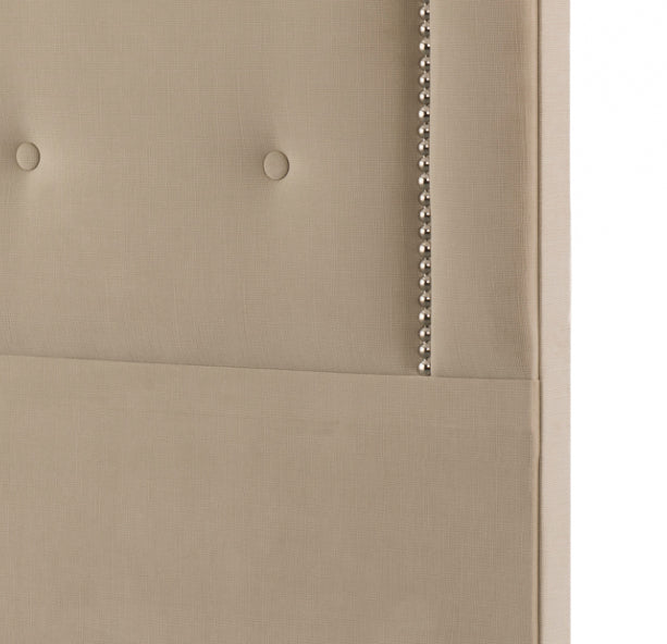 Sapphire Button Cube Beige