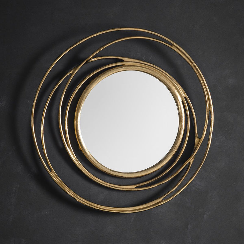 Allende Mirror Satin Gold