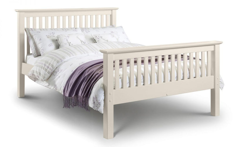 Barcelona Bed in Stone White AH Interiors
