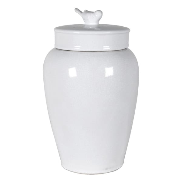 White Bird Vase