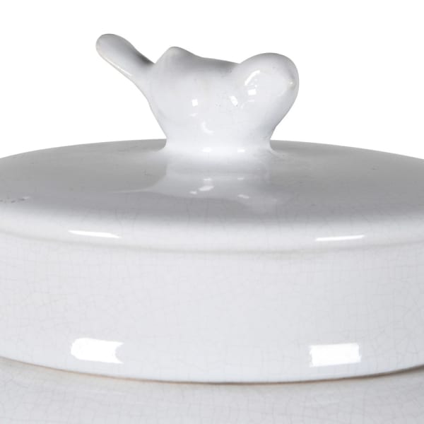 White Bird Vase