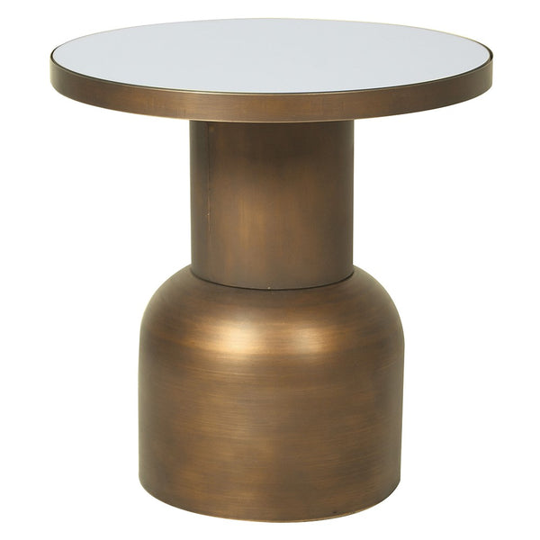 Brushed Bronze Metal Table