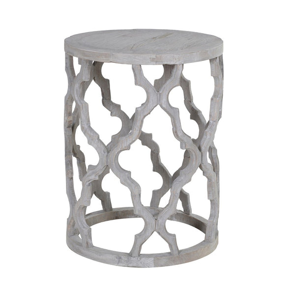 Recycled Elm end table