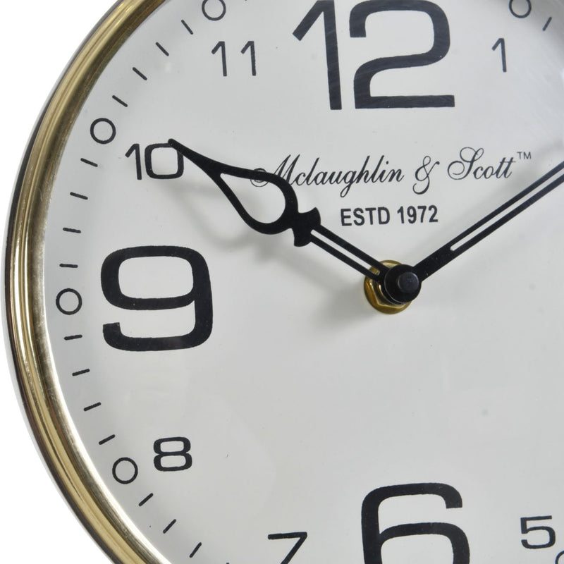 Stollard Silver Nickel Mantle clock