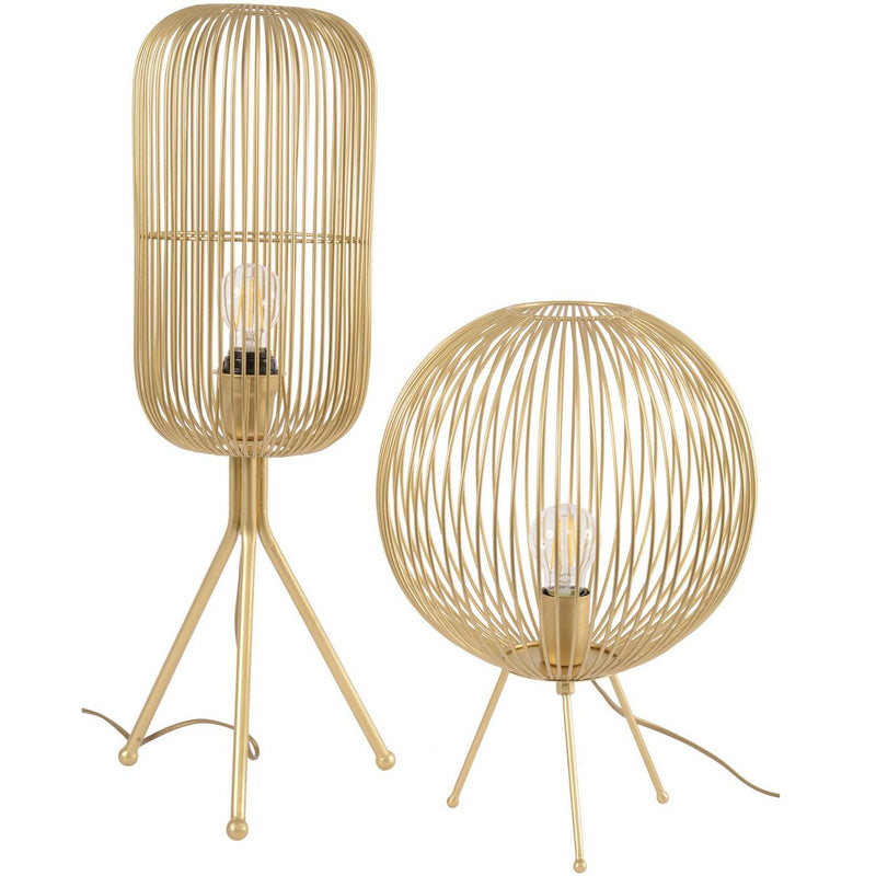 Tova Gold Tall Tripod Table Lamp