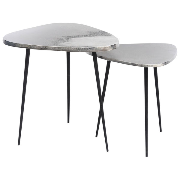 Tribeca Set of two Silver Aluminium