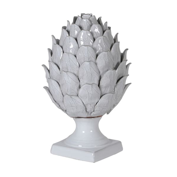 White Ceramic Artichoke