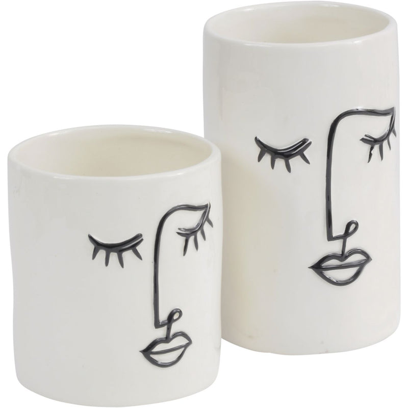 Copy of Dolomite Face Planter in White Small